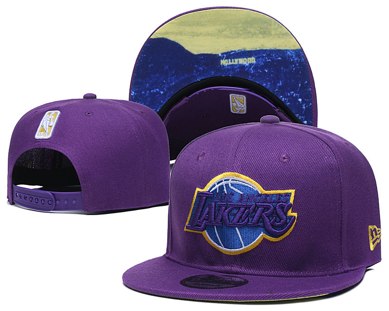 NBA Los Angeles Lakers Stitched Snapback Hats 030